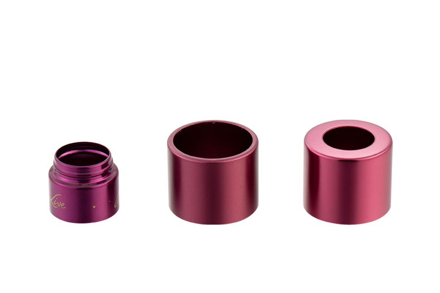 With Arc Aluminium Circle Cosmetic Packaging Accessory